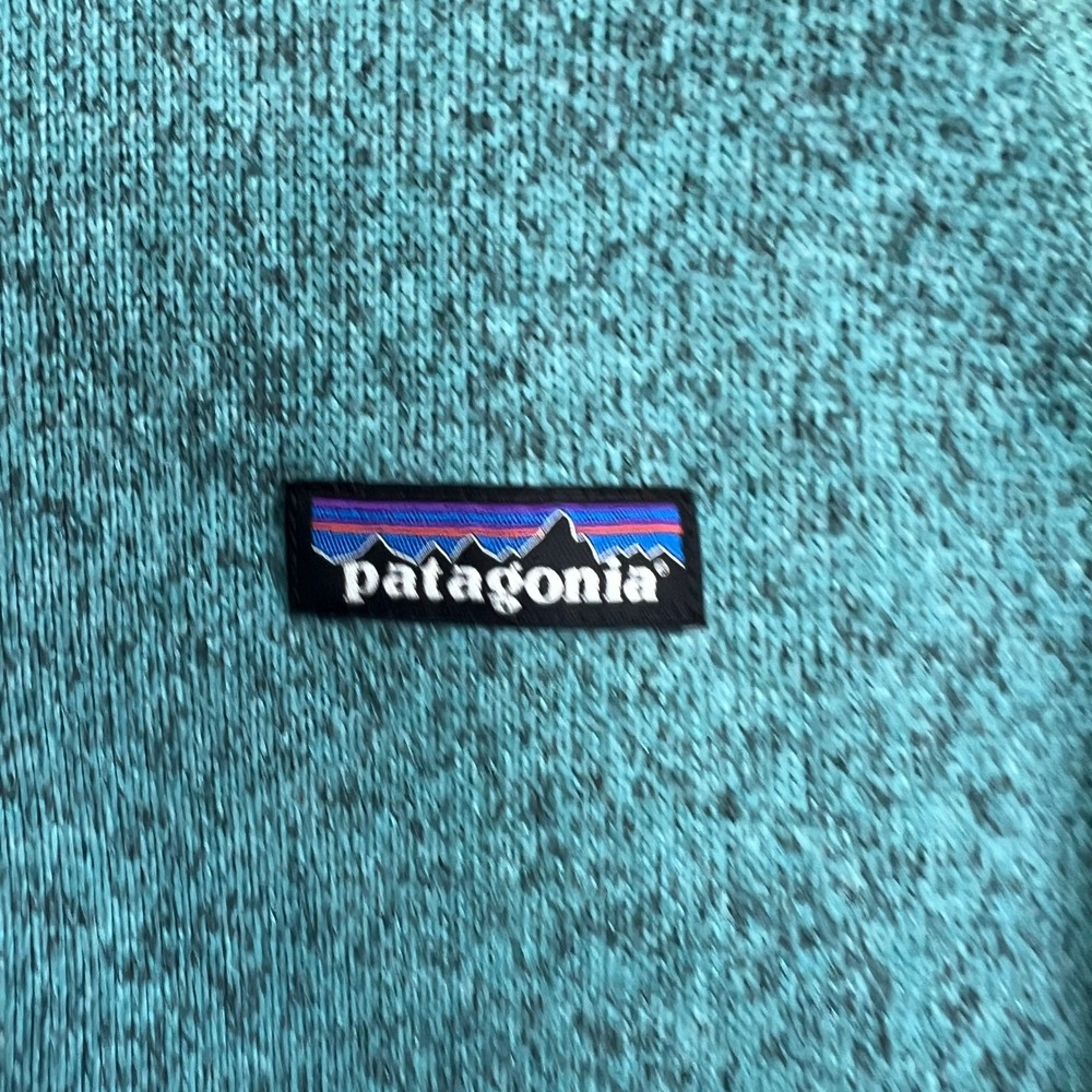 Patagonia Women's Better Sweater Quarter Zip Up Long Sleeve Sweater Jacket Blue - Picture 3 of 7